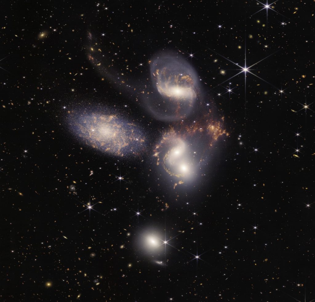 Stephan's Quintet Webb Telescope